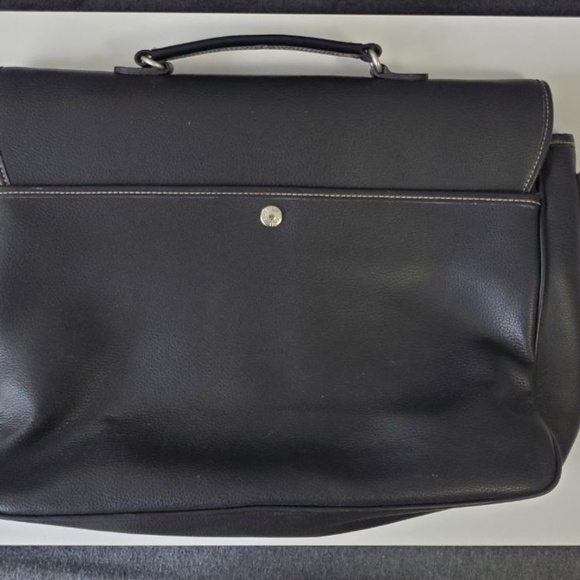 Vintage Esprit Satchel Leather Bag with Detachable Strap - Picture 2 of 4